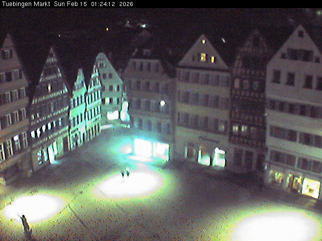 Archiv Foto Webcam Marktplatz Tübingen