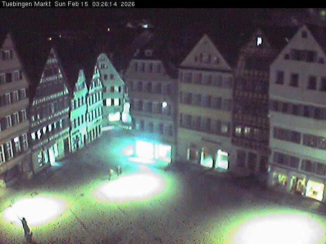 Archiv Foto Webcam Marktplatz Tübingen