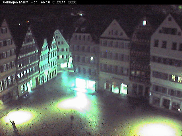 Archiv Foto Webcam Marktplatz Tübingen