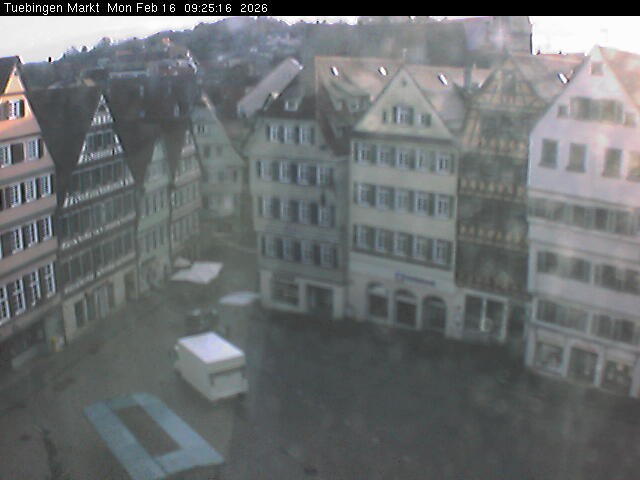 Archiv Foto Webcam Marktplatz Tübingen