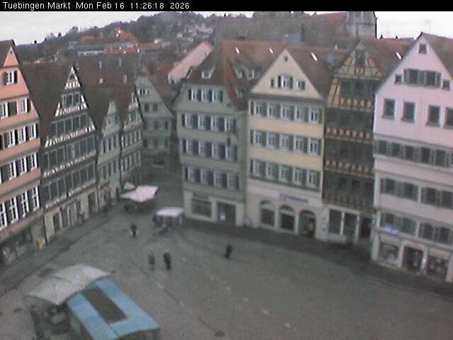 Archiv Foto Webcam Marktplatz Tübingen