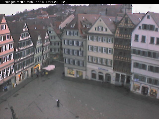 Archiv Foto Webcam Marktplatz Tübingen