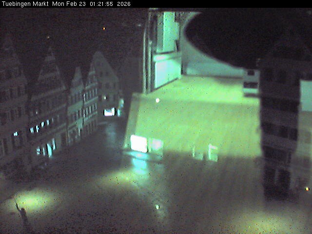 Archiv Foto Webcam Marktplatz Tübingen
