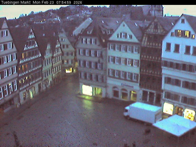 Archiv Foto Webcam Marktplatz Tübingen