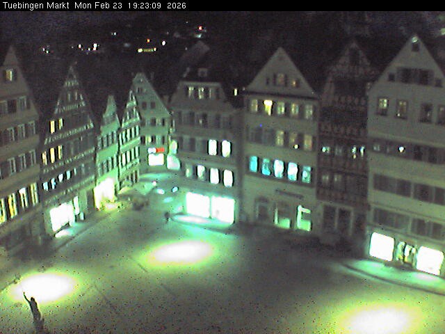 Archiv Foto Webcam Marktplatz Tübingen