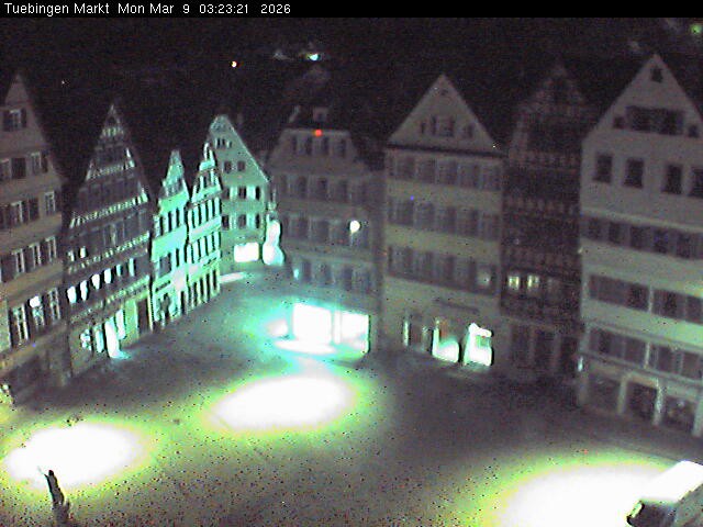 Archiv Foto Webcam Marktplatz Tübingen