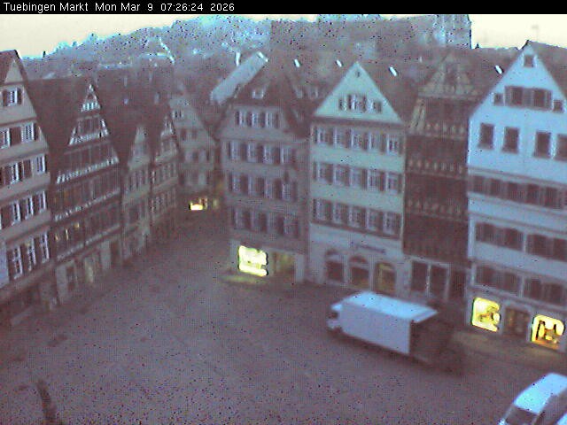 Archiv Foto Webcam Marktplatz Tübingen