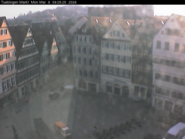 Archiv Foto Webcam Marktplatz Tübingen