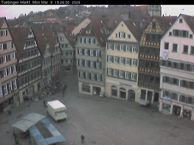 Archiv Foto Webcam Marktplatz Tübingen