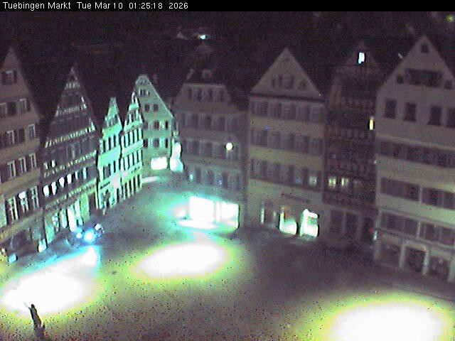 Archiv Foto Webcam Marktplatz Tübingen