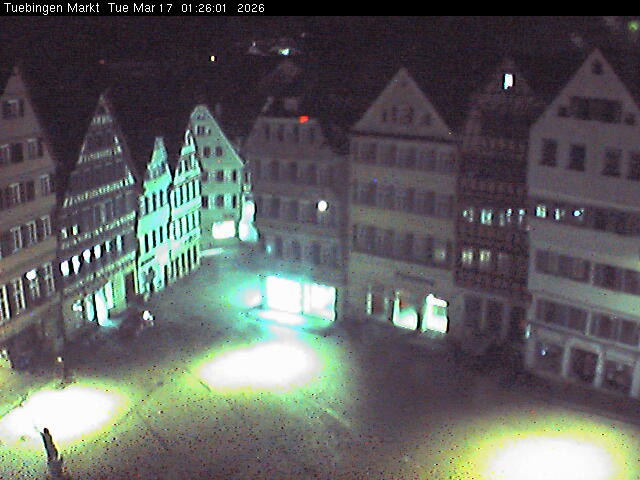 Archiv Foto Webcam Marktplatz Tübingen