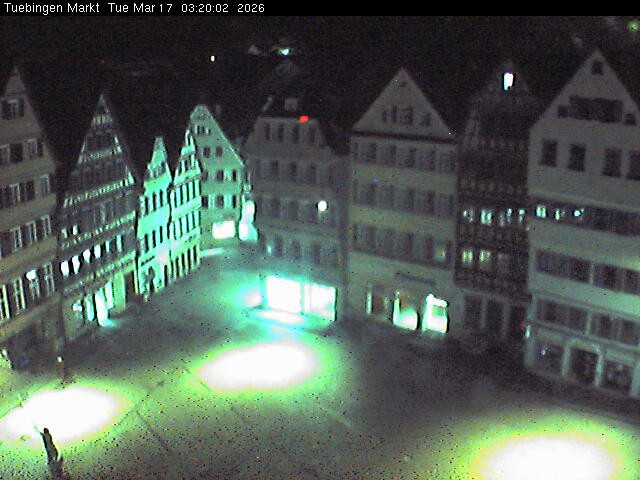 Archiv Foto Webcam Marktplatz Tübingen