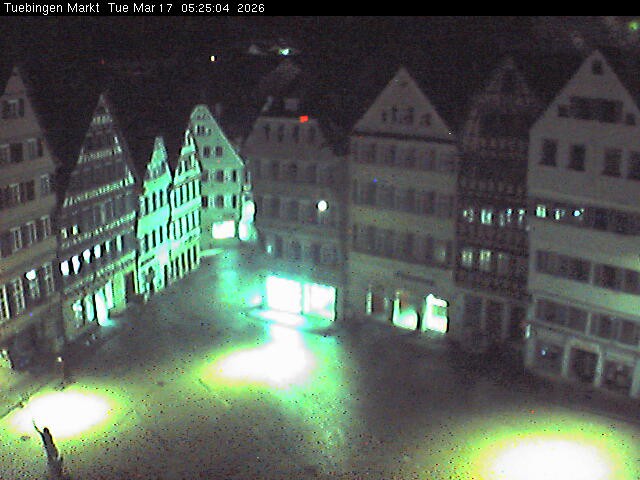 Archiv Foto Webcam Marktplatz Tübingen