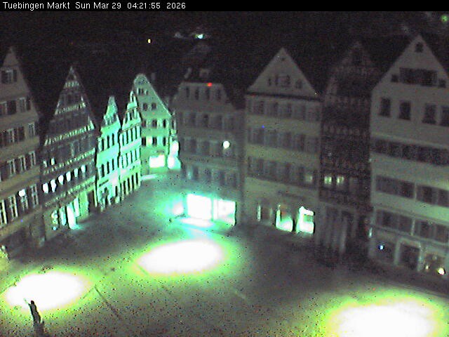 Archiv Foto Webcam Marktplatz Tübingen