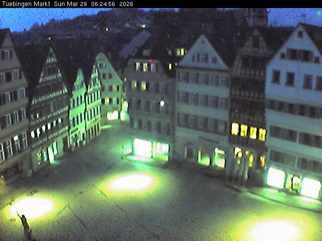 Archiv Foto Webcam Marktplatz Tübingen