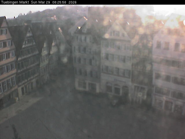 Archiv Foto Webcam Marktplatz Tübingen