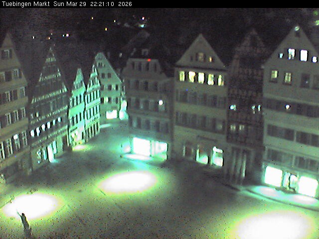 Archiv Foto Webcam Marktplatz Tübingen