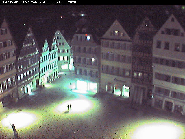 Archiv Foto Webcam Marktplatz Tübingen