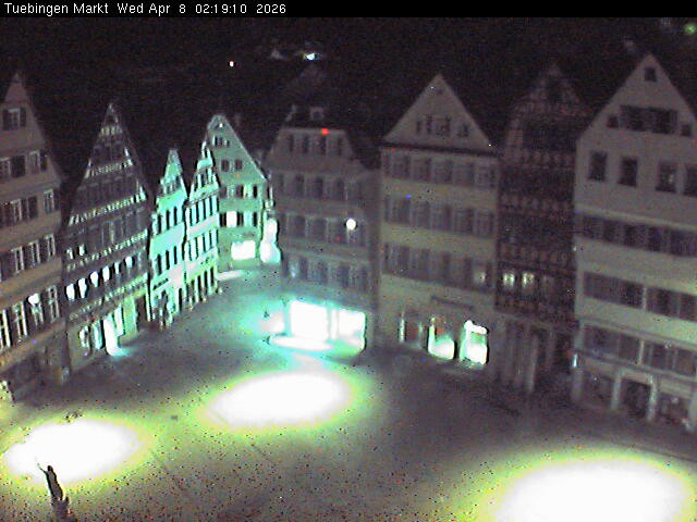 Archiv Foto Webcam Marktplatz Tübingen