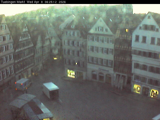 Archiv Foto Webcam Marktplatz Tübingen