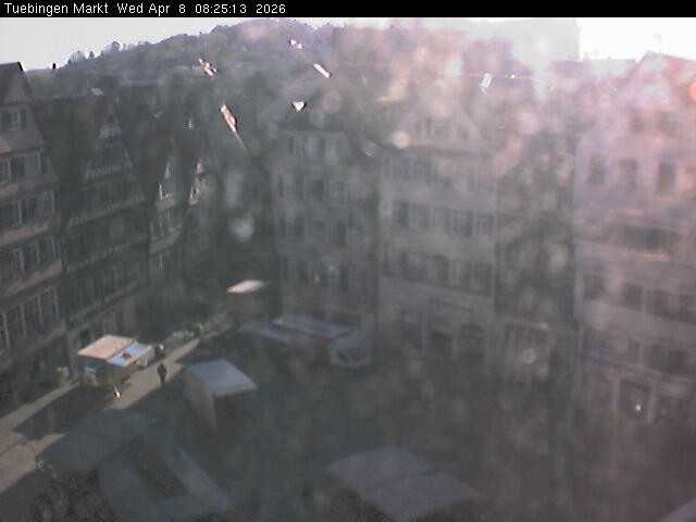 Archiv Foto Webcam Marktplatz Tübingen