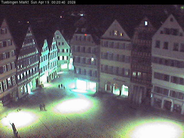 Archiv Foto Webcam Marktplatz Tübingen