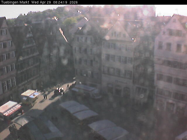 Archiv Foto Webcam Marktplatz Tübingen