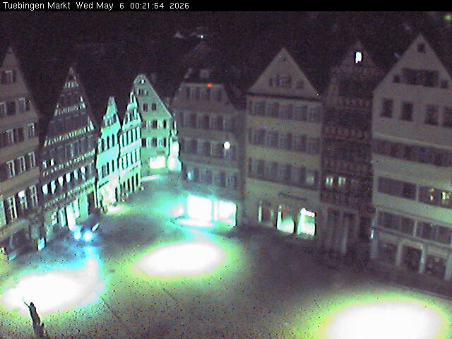 Archiv Foto Webcam Marktplatz Tübingen