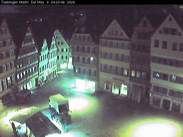 Archiv Foto Webcam Marktplatz Tübingen