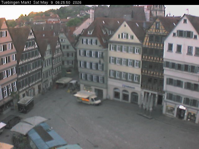 Archiv Foto Webcam Marktplatz Tübingen