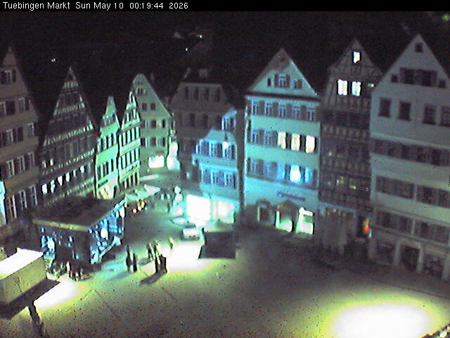 Archiv Foto Webcam Marktplatz Tübingen