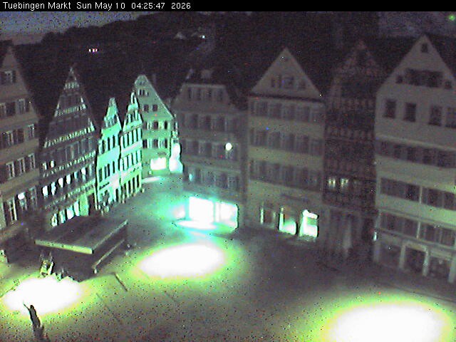 Archiv Foto Webcam Marktplatz Tübingen