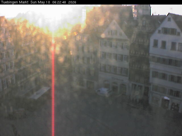 Archiv Foto Webcam Marktplatz Tübingen
