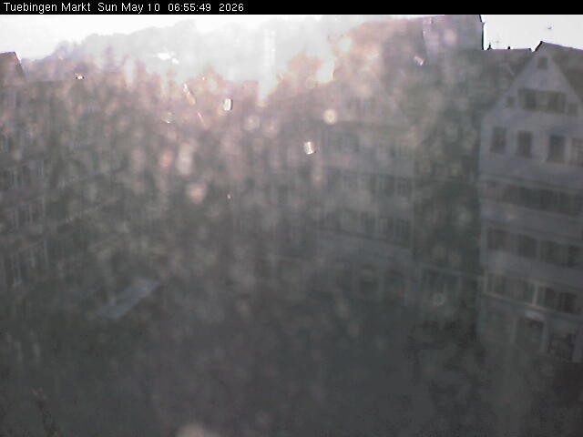 Archiv Foto Webcam Marktplatz Tübingen