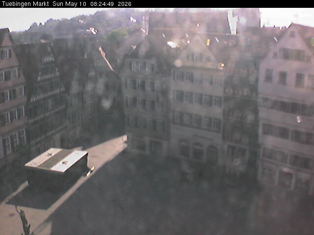 Archiv Foto Webcam Marktplatz Tübingen