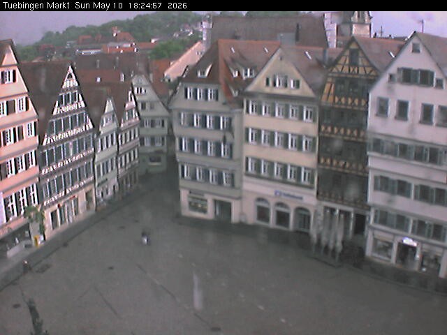 Archiv Foto Webcam Marktplatz Tübingen