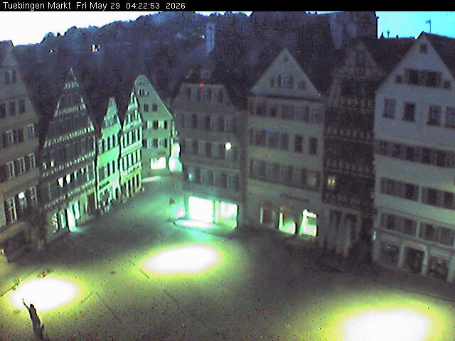 Archiv Foto Webcam Marktplatz Tübingen