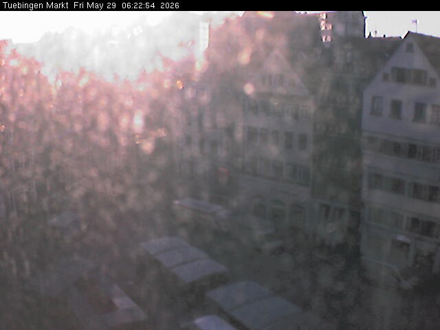 Archiv Foto Webcam Marktplatz Tübingen