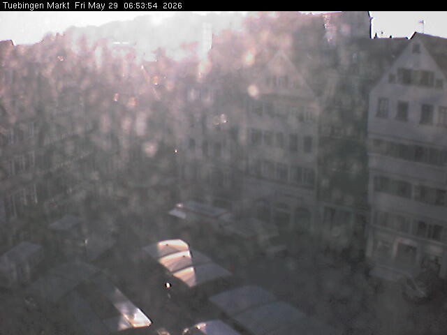 Archiv Foto Webcam Marktplatz Tübingen