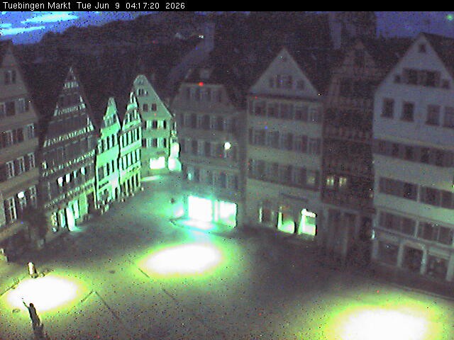 Archiv Foto Webcam Marktplatz Tübingen