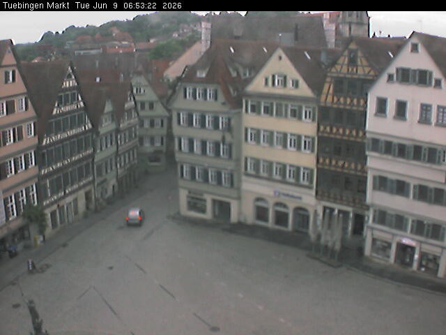 Archiv Foto Webcam Marktplatz Tübingen