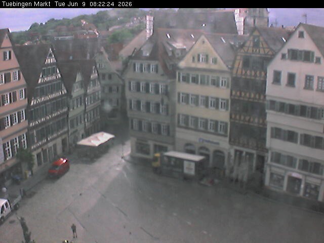 Archiv Foto Webcam Marktplatz Tübingen