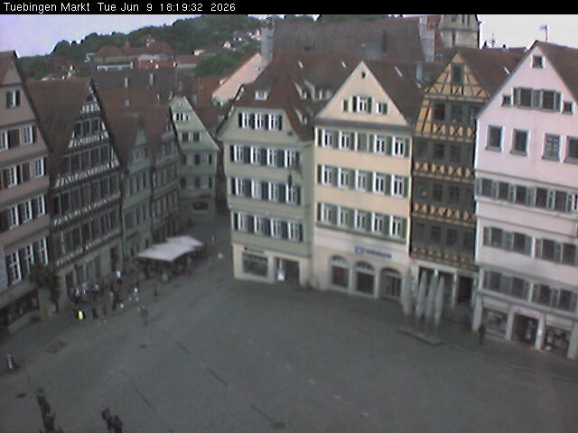 Archiv Foto Webcam Marktplatz Tübingen