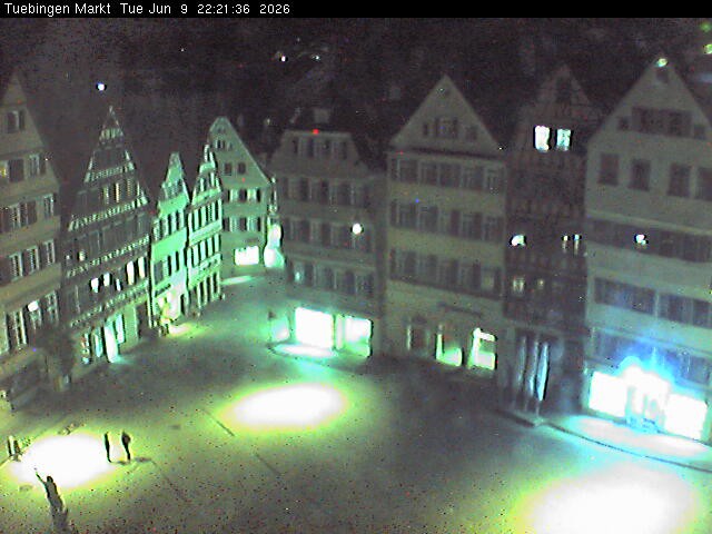 Archiv Foto Webcam Marktplatz Tübingen