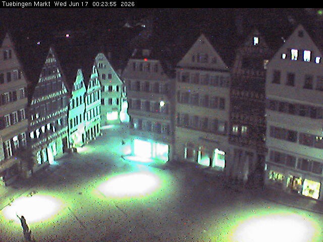 Archived image Webcam Town Square Tübingen