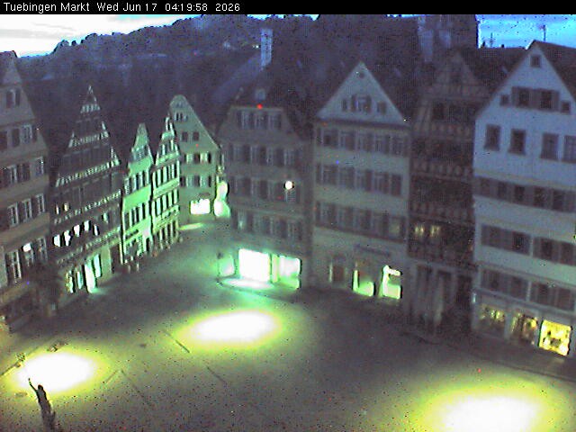 Archived image Webcam Town Square Tübingen