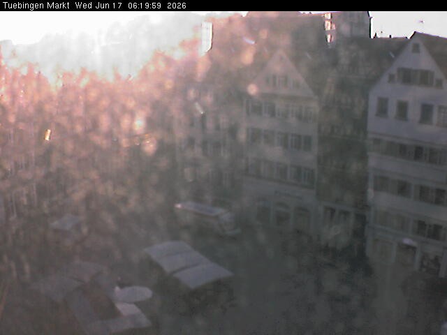 Archived image Webcam Town Square Tübingen