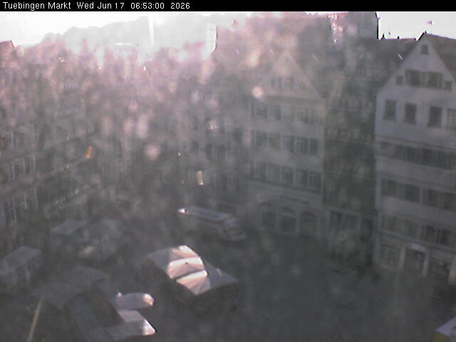 Archived image Webcam Town Square Tübingen