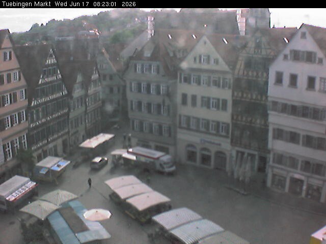 Archived image Webcam Town Square Tübingen