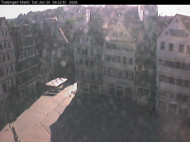 Archiv Foto Webcam Marktplatz Tübingen